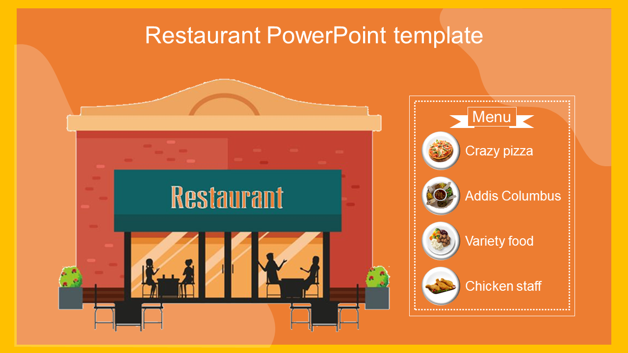 restaurant presentation background